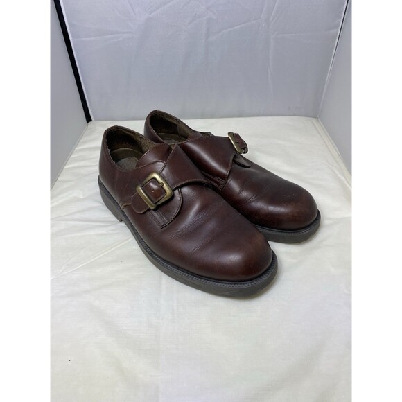 GH Bass SM10 Vintage Monk Brown Leather Dress Shoe With Buckle Men\'s 9.5M main image 8
